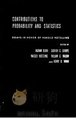 CONTRIBUTIONS TO PROBABILITY AND STATISTICS（1960 PDF版）