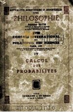 CONGRES INTERNATIONAL DE PHILOSOPHIE DES SCIENCES   1951  PDF电子版封面     