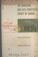 THE COMPUTING AND DATA PROCESSING SOCIETY OF CANADA   1960  PDF电子版封面     
