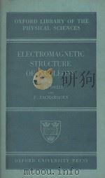 ELECTROMAGNETIC STRUCTURE OF NUCLEONS   1961  PDF电子版封面    S.D. DRELL AND F. ZACHARIASEN 