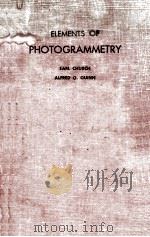 ELEMENTS OF PHOTOGRAMMETRY（1948 PDF版）