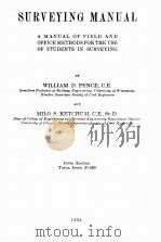SURVEYING MANUAL FIFTH EDITION（1932 PDF版）