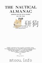 THE NAUTICAL ALMANAC 1949   1948  PDF电子版封面     