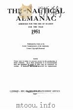 THE NAUTICAL ALMANAC 1951（1950 PDF版）