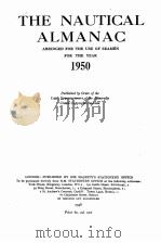THE NAUTICAL ALMANAC 1950   1948  PDF电子版封面     