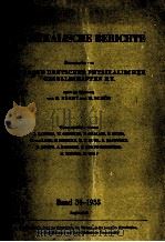 PHYSIKALISCHE BERICHTE BAND 34-1955     PDF电子版封面    H. EBERT AND M. SCHON 