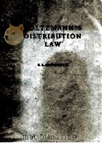 BOLTZMANN‘S DISTRIBUTION LAW   1955  PDF电子版封面    E.A. GUGGENHEIM 