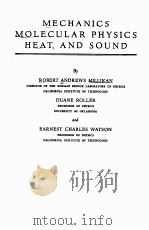 MECHANICS MOLECULAR PHYSICS HEAT AND SOUND（ PDF版）