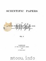 SCIENTIFIC PAPERS VOLUME II   1900  PDF电子版封面    PETER GUTHRIE TAIT 