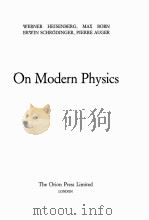 ON MODERN PHYSICS（1961 PDF版）