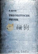 THEORETISCHE PHYSIK ERSTER BAND   1956  PDF电子版封面     