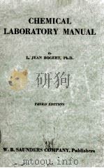 CHEMICAL LABORATORY MANUAL THIRD EDITION（1937 PDF版）