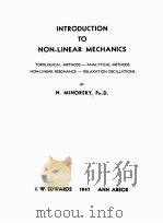 INTRODUCTION TO NON-LINEAR MECHANICS（1947 PDF版）