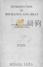 INTRODUCTION TO MECHANICS AND HEAT SECOND EDITION（ PDF版）