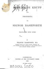 REPLICA DI KRUPP ALLA PROTESTA DEL SIGNOR BASHFORTH（1898 PDF版）