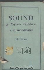 SOUND A PHYSICAL TEXT-BOOK（1957 PDF版）