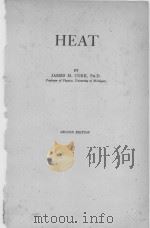 HEAT SECOND EDITION   1942  PDF电子版封面    JAMES M. CORK 