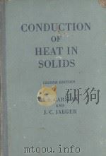 CONDUCTION OF HEAT IN SOLIDS SECOND EDITION（1959 PDF版）