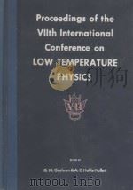 PROCEEDINGS OF THE VIITH INTERNATIONAL CONFERENCE ON LOW TEMPERATURE PHYSICS（1961 PDF版）