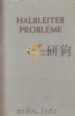HALBLEITERPROBLEME BAND V   1960  PDF电子版封面    FRITZ SAUTER 