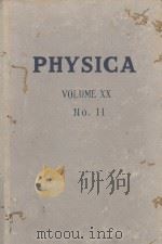 PHYSICA VOLUME XX NO.11     PDF电子版封面     