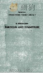 PARTICLES AND SYMMETRIES     PDF电子版封面    E. CORINALDESI 