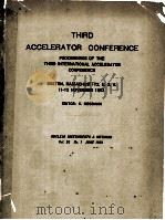THIRD ACCELERATOR CONFERENCE（1964 PDF版）
