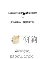 A COURSE OF EXPERIMENTS IN PHYSICAL CHEMISTRY   1940  PDF电子版封面     