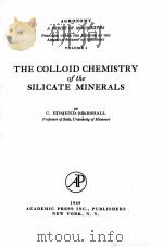 THE COLLOID CHEMISTRY OF THE SILICATE MINERALS（1949 PDF版）