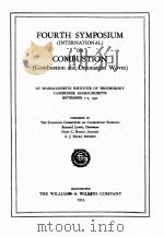 FOURTH SYMPOSIUM INTERNATIONAL ON COMBUSTION COMBUSTION AND DETONATION WAVES（1953 PDF版）