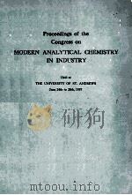 PROCEEDINGS OF THE CONGRESS ON MODERN ANALYTICAL CHEMISTRY IN INDUSTRY（ PDF版）