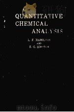 QUANTITATIVE CHEMICAL ANALYSIS TWELFTH EDITION（1946 PDF版）