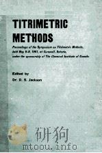 TITRIMETRIC METHODS（1961 PDF版）