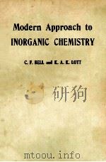 MODERN APPROACH TO INORGANIC CHEMISTRY（1963 PDF版）