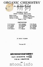 ORGANIC CHEMISTRY AN ADVANCED TREATISE VOLUME III（1963 PDF版）