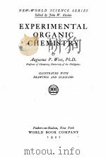 EXPERIMENTAL ORGANIC CHEMISTRY（1921 PDF版）