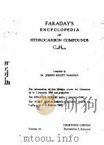 FARADAY‘S ENCYCLOPEDIA OF HYDROCARBON COMPOUNDS C12H6-16 VOLUME 10   1951  PDF电子版封面     