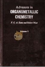 ADVANCES IN ORGANOMETALLIC CHEMISTRY VOLUME I（1964 PDF版）