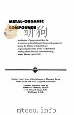 NETAL-ORGANIC COMPOUNDS（1959 PDF版）
