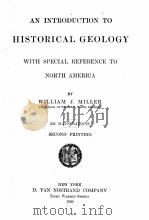 AN INTRODUCTION TO HISTORICAL GEOLOGY SECOND EDITION（1920 PDF版）