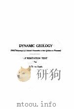 DYNAMIC GEOLOGY   1913  PDF电子版封面    O.D. VON ENGELN 