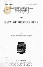 THE DATA OF GEOCHEMISTRY（1908 PDF版）