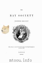 THE RAY SOCIETY   1917  PDF电子版封面     