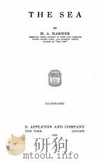 THE SEA   1930  PDF电子版封面    H.A. MARMER 