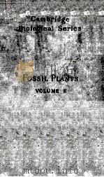 FOSSIL PLANTS A TEXT-BOOK FOR STUDENTS OF BOTANY AND GEOLOGY VOLUME II   1910  PDF电子版封面    A.C. SEWARD 