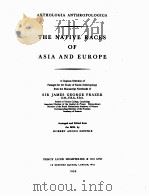 THE NATIVE RACES OF ASIA AND EUROPE（1939 PDF版）