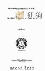 THE SKELETAL REMAINS OF EARLY MAN   1930  PDF电子版封面    ALES HRDLICKA 