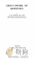 GROUNDWORK OF BIOPHYSICS   1931  PDF电子版封面    G.M. WISHART 