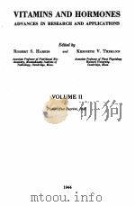 VITAMINS AND HORMONES ADVANCES IN RESEARCH AND APPLICATIONS VOLUME 2（1944 PDF版）