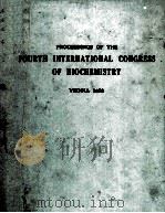 BIOCHEMISTRY ABSTRACTS OF SECTIONAL PAPERS AND INDEX TO SYMPOSIA AND COLLOQUIA OF THE FOURTH INTERNA（1960 PDF版）